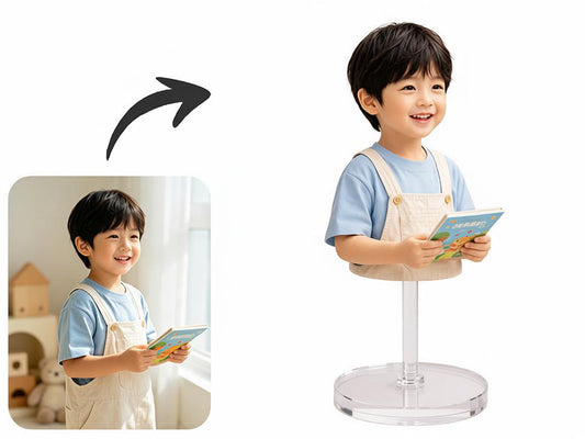 Children Style Figurine (Variant 2) - Custom 3D Portrait