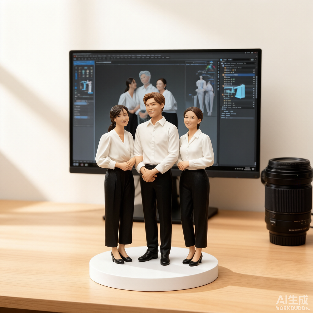 Friends Style Figurine (Unique) - Custom 3D Portrait