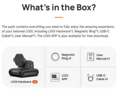 Hot Selling Looi Robot AI Intelligent Robot for Phone Accompany Desk Toy