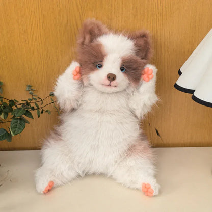 New Arrival Plush Adjustable Simulated Soft Plush Meteorite Border Collie Doll Cute Stress-Relieving Companionable Plush Toy