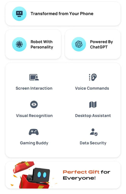 Hot Selling Looi Robot AI Intelligent Robot for Phone Accompany Desk Toy