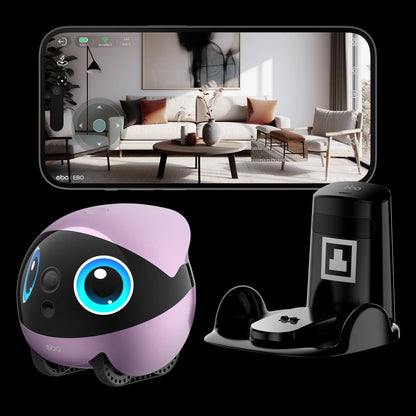EBO Air 2 Plus Ai Intelligence Robot Video Call Patrol Function With Camera Companion Robot for Family