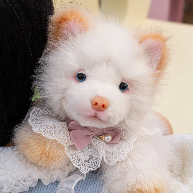 Simulated Chinese Chow Chow Dog Soft 3d Plush Backpacks Stitch Plush Toy with Removable Backpack