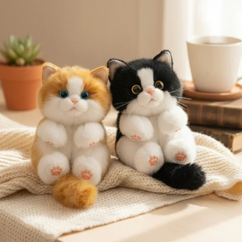 Soft Simulated Dog Mini Plush Animal Keychain Pendant Cute Unique Dog Design Keychains/Bag Charm for Christmas Gift