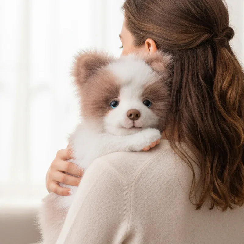 New Arrival Plush Adjustable Simulated Soft Plush Meteorite Border Collie Doll Cute Stress-Relieving Companionable Plush Toy