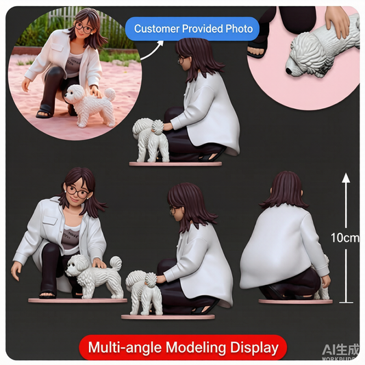 Lifestyle Style Figurine (Variant 2) - Custom 3D Portrait