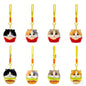 Wholesale Simulated Soft Plush Animal Keychains Cute Hamburger & French Fries Fries Cat Pendants Keychains/Bag Charm