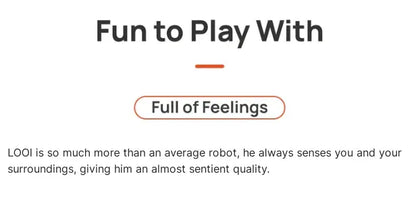 Hot Selling Looi Robot AI Intelligent Robot for Phone Accompany Desk Toy