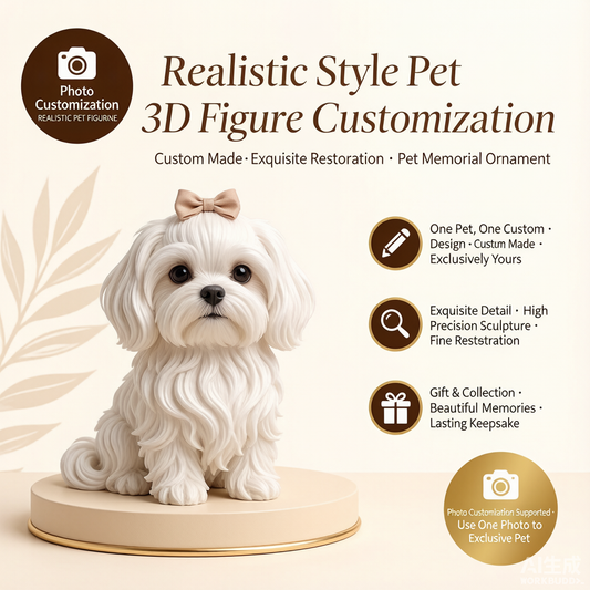 Pet Style Figurine (Variant 4) - Custom 3D Portrait