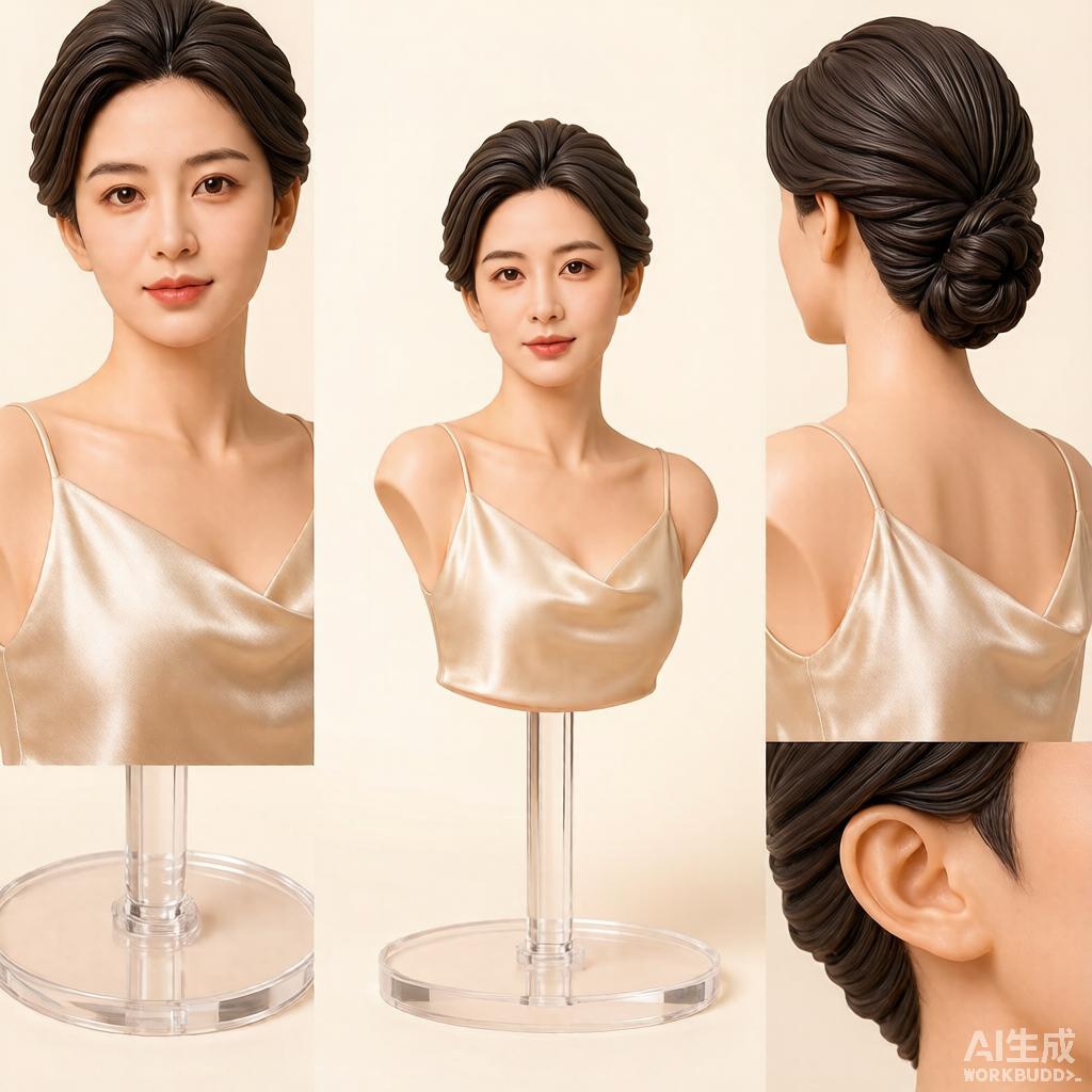 Half-Body Bust Figurine – Custom 3D Professional Portrait From Your Photo (Style A)