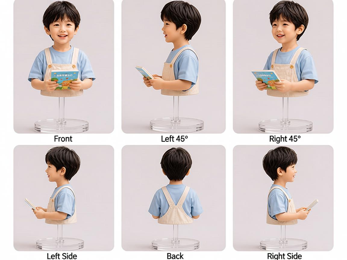 Children Style Figurine (Variant 4) - Custom 3D Portrait