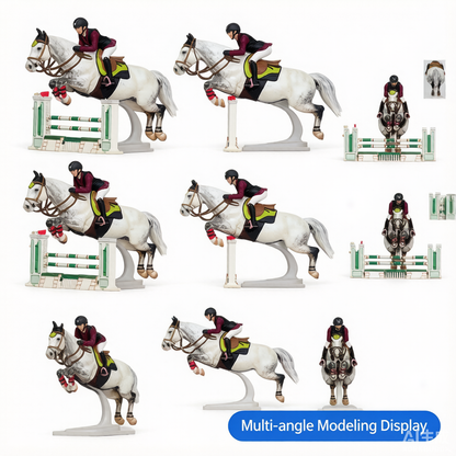 Custom Single Figurine – Western Style – 3D Portrait From Your Photo