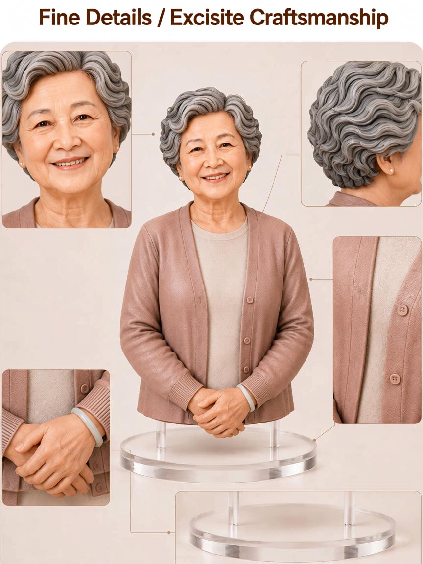 Elderly Style Figurine (Variant 4843)