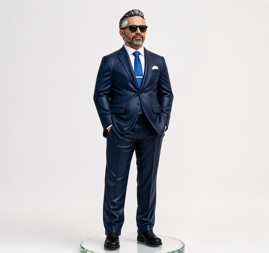 Executive Portrait Figurine – Custom 3D Business Tribute Statue From Your Photo