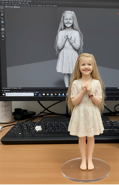 Mother & Baby Figurine – Custom 3D Portrait Keepsake From Your Photo