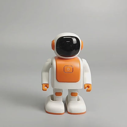Popular Orange Dance Robot 2nd Gen Programming Educational Robot Companion Robots Voice Command for Kids Gifts
