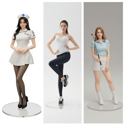 Uniform & Profession Tribute Figurine – Custom 3D Portrait in Uniform